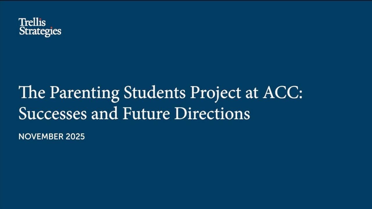 The Parenting Students Project At ACC: Successes And Future Directions ...
